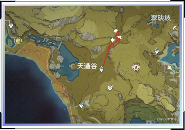 原神-1.2版聖遺物經驗材料收集路線