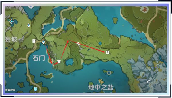 原神-1.2版聖遺物經驗材料收集路線