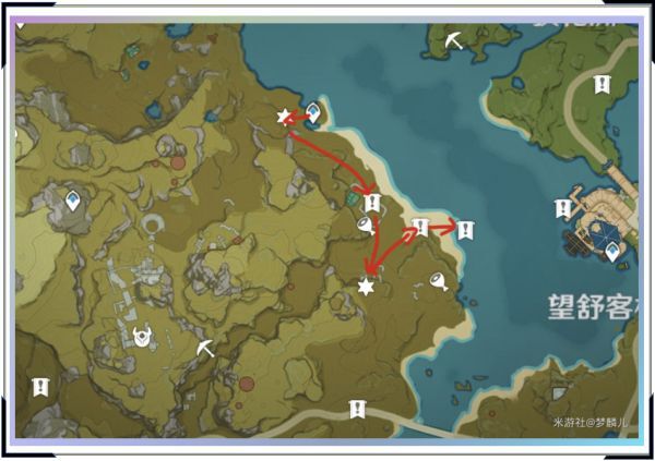 原神-1.2版聖遺物經驗材料收集路線