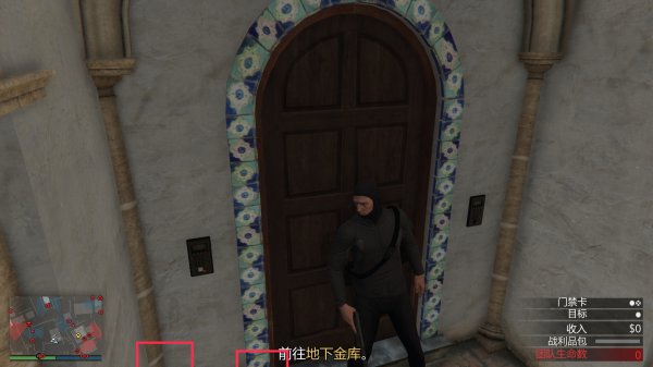 GTAOnline-佩里科島庫房開門視角講解