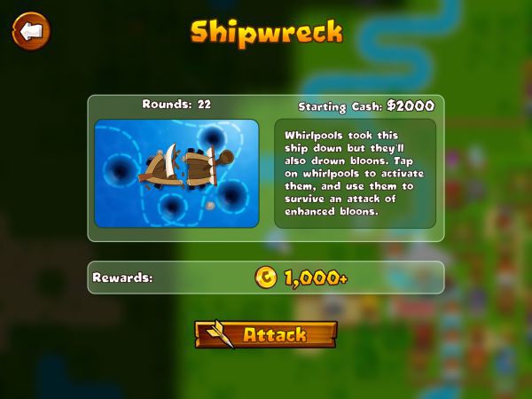 氣球塔防6-shipwreck沉船特任攻略