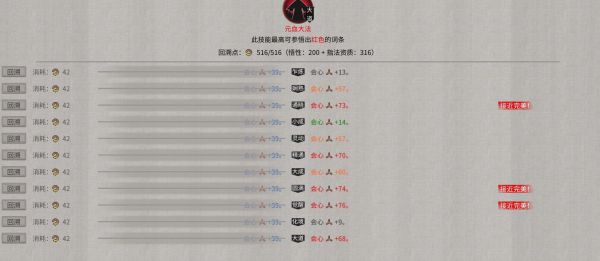 鬼谷八荒-幸運值作用數據分析