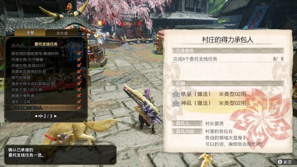 魔物獵人崛起-委託支線任務完成方式簡介