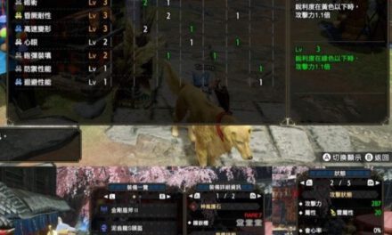 魔物獵人崛起-金獅與迅龍兩套盾斧配裝