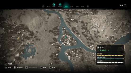 刺客教條：維京紀元-DLC1全藏寶圖寶藏位置分享