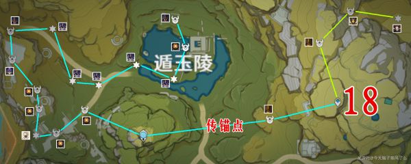 原神-1.5版140隻精英怪討伐路線