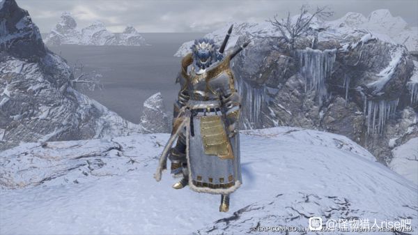 魔物獵人崛起-男角色雪境騎士幻化外觀