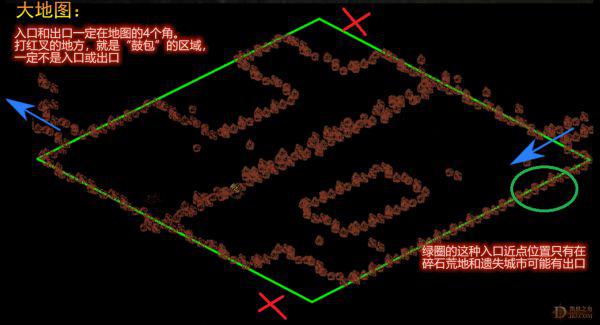 暗黑破壞神2重製版-第二幕地圖詳細路線圖解