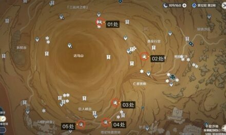 原神-3.4版千壑沙地5個隱藏寶箱入手攻略